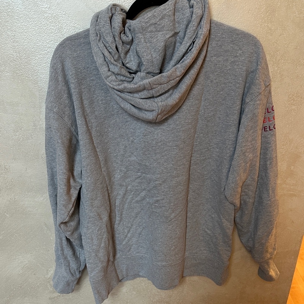Peloton Gray Hoodie with half zip size medium - Picture 6 of 7